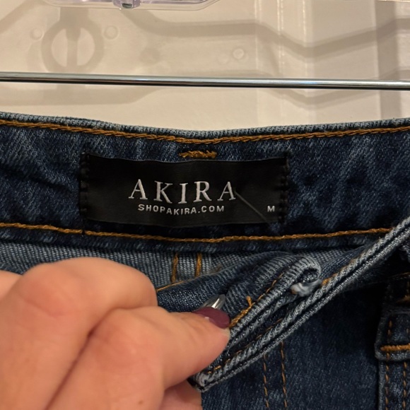 AKIRA Blue Denim Skirt - Picture 2 of 3